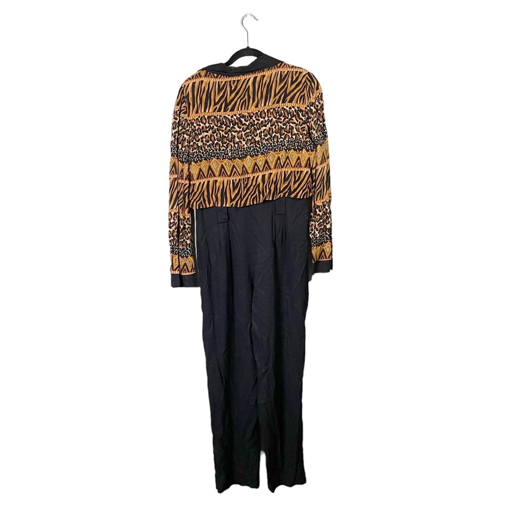 R & M Richards by Karen Kwong Vintage Y2K Jumpsuit Jacket/Top Combo Size 10 - Picture 2 of 9